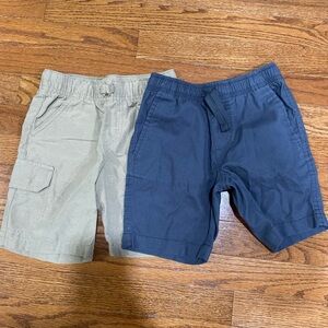 Jumping Beans Tan and Gray Shorts Set (both)